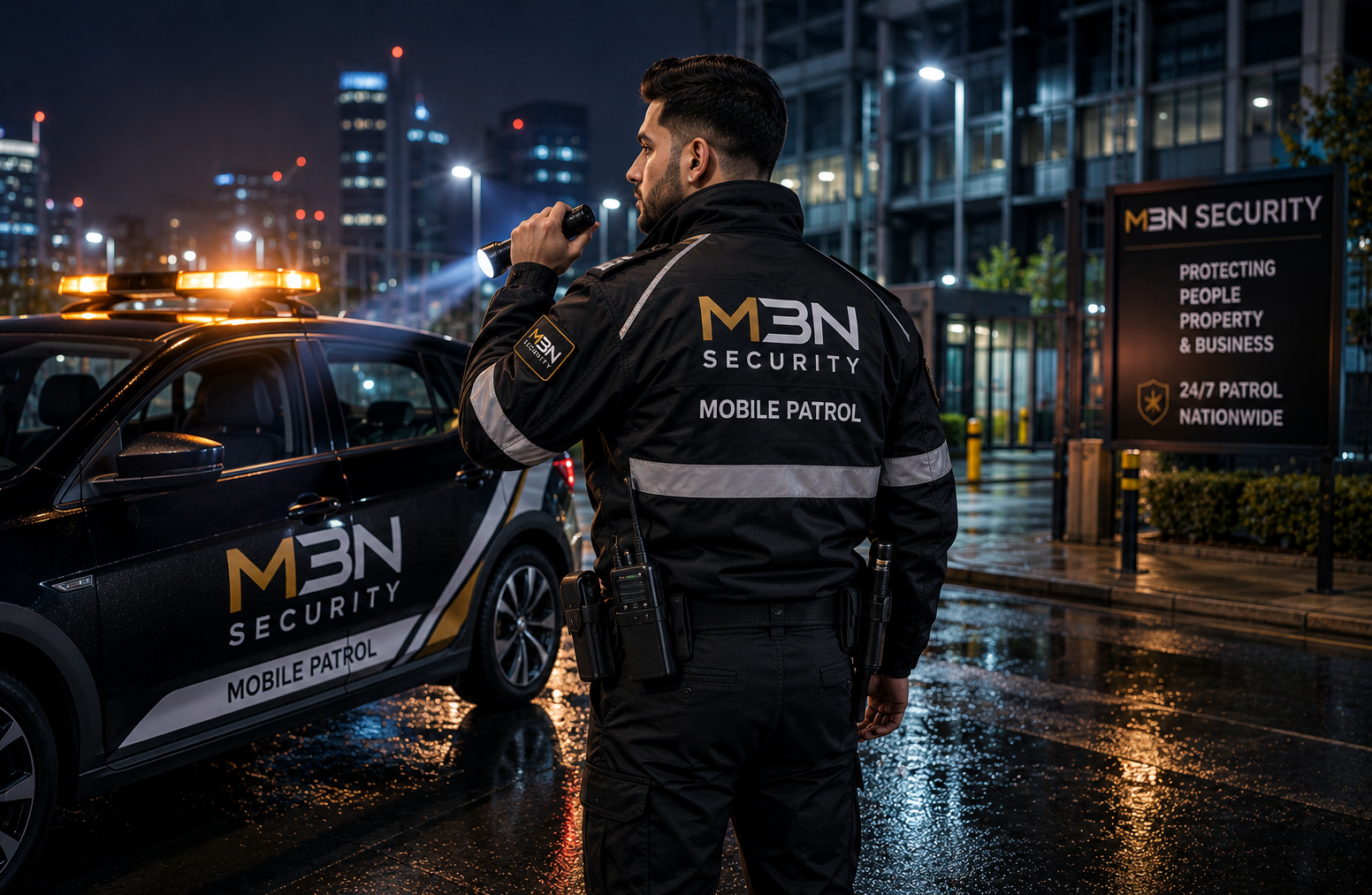 Home mobile patrol security
